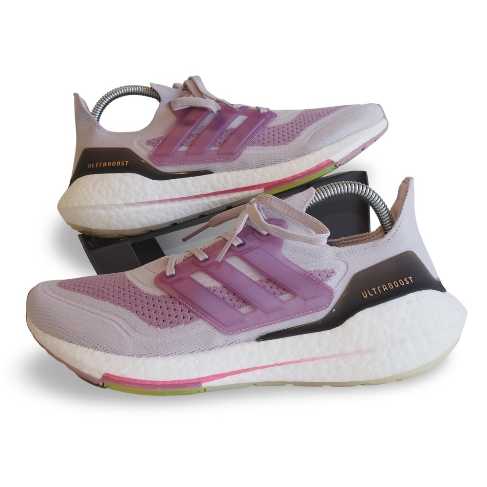 Adidas UltraBoost 21 Recycled Performance Running Shoes Womens 9.5 Purple S23831